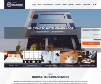 Hotelgrandnoor.com(Hotel Grand Noor) Screenshot