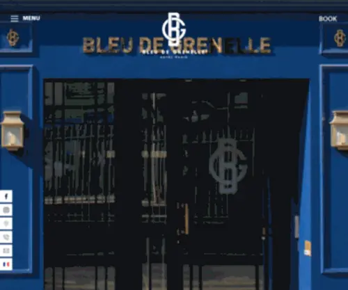 Hotelgrenelle.com(Bleu de Grenelle) Screenshot