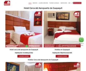 Hotelguayaquilaeropuerto.com(Hostal Murali Cerca al Aeropuerto Jose Joaquin de Olmedo en Guayaquil) Screenshot