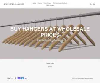 Hotelhangers.com(Hotel Hangers Direct) Screenshot