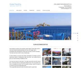 Hotelhariklia.gr(Hotel Hariklia) Screenshot