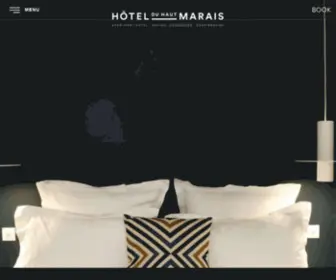 Hotelhautmarais.com(Hotel du Haut Marais) Screenshot