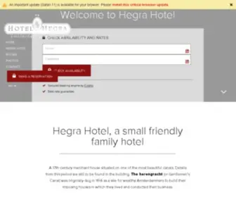 Hotelhegra.nl(Hegra Hotel) Screenshot