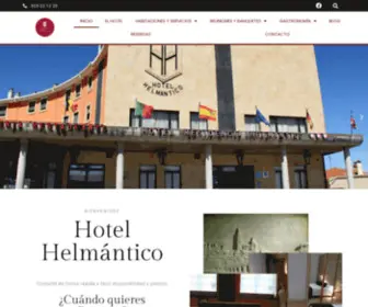 Hotelhelmantico.com(Hotel Helmántico) Screenshot