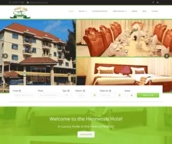 Hotelhennessis.com(Luxury Hotel in Nairobi) Screenshot