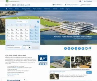 Hotelhetveersemeer.nl(Fletcher hotel) Screenshot