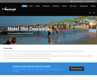 Hotelhetzwaantje.nl(Hotel Het Zwaantje) Screenshot