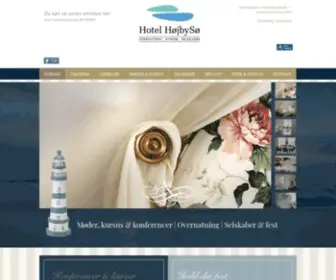 HotelhoejBysoe.dk(Hotel HøjbySø) Screenshot