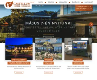 Hotelholloko.hu(Castellum Hotel Hollokő) Screenshot