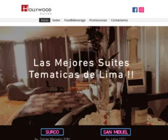 Hotelhollywoodsuites.com(Habitaciones Tematicas) Screenshot