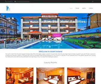 Hotelicelandpokhara.com(One of the best hotel in Pokhara) Screenshot