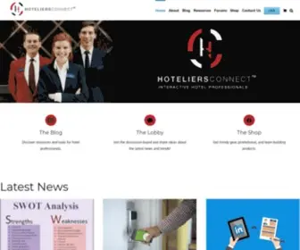 Hoteliersconnect.com(Interactive Hotel Professionals) Screenshot