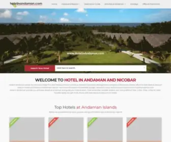 Hotelinandaman.com(Find the best Hotels & Resorts across Andaman Islands) Screenshot