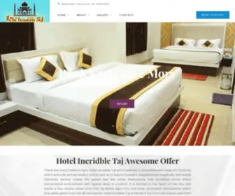 Hotelincredibletaj.com(HOTEL Incridble Taj) Screenshot