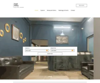 Hotelindiraj.com(Hotel Indiraj) Screenshot