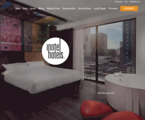 Hotelinntel.com(Inntel Hotels) Screenshot