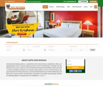 Hotelinpachmarhi.com(Find Hotel Accommodation at Hotel Shri Krishna in Pachmarhi Madhya Pradesh) Screenshot