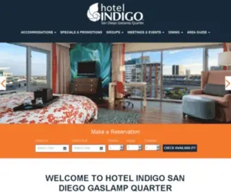 Hotelinsd.com(Gaslamp Quarter Hotel San Diego) Screenshot