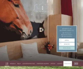 Hotelironhorse.com(The hotel) Screenshot