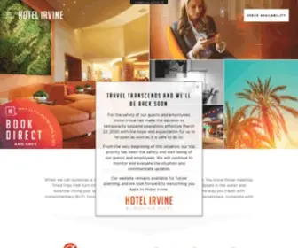 Hotelirvine.com(Hotel Irvine) Screenshot