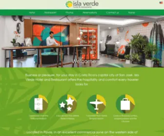 Hotelislaverdecostarica.com(Isla Verde Hotel & Restaurant) Screenshot