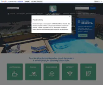 Hoteljangadeiroboaviagem.com.br(Hotel Jangadeiro) Screenshot