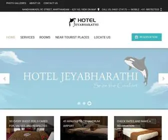 Hoteljeyabharathi.com(Jeyabharathi Hotel) Screenshot