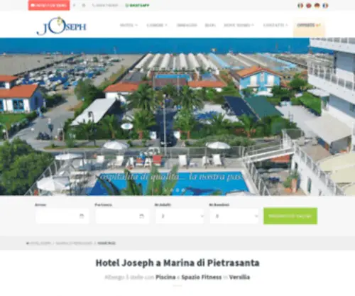 Hoteljoseph.net(Hotel Joseph Marina di Pietrasanta) Screenshot