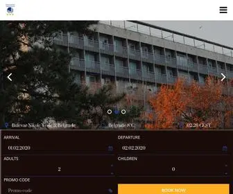 Hoteljugoslavija.rs(Hotel Jugoslavija) Screenshot