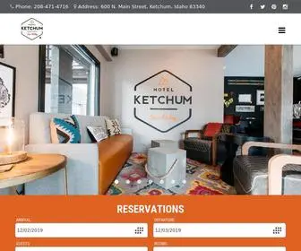 Hotelketchum.com(Hotel Ketchum) Screenshot