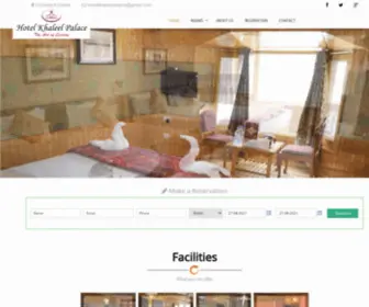 Hotelkhaleelpalace.in(IIS Windows Server) Screenshot