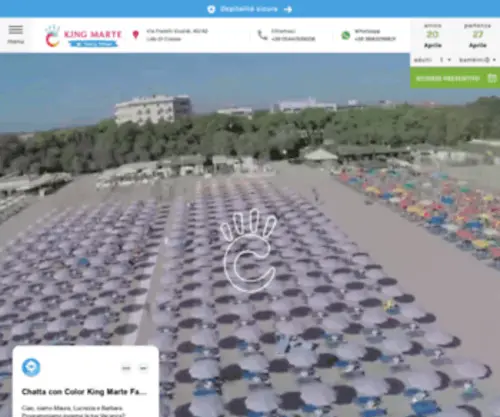 Hotelkingmarte.net(Hotel Lido di Classe All Inclusive formula Villaggio) Screenshot