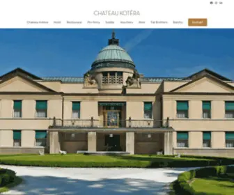 Hotelkotera.cz(Chateau Kotěra) Screenshot