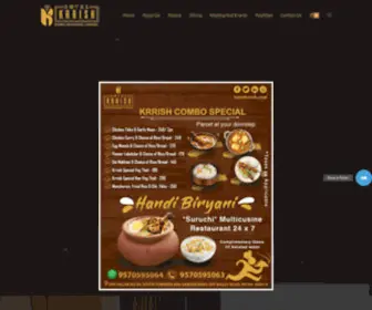 Hotelkrrish.com(Hotel Krrish) Screenshot