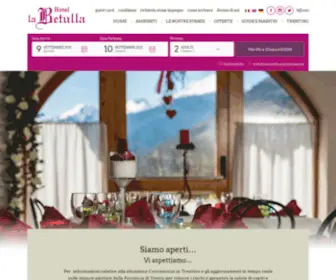 Hotellabetulla.com(Hotel la Betulla) Screenshot