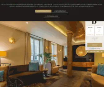 Hotellabourdonnais.com(Boutique hôtel) Screenshot