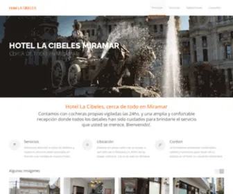 Hotellacibeles.com(Hotel de Miramar) Screenshot