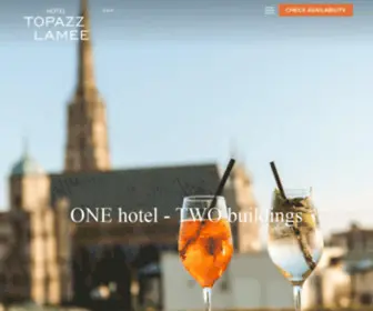 Hotellamee.com(Central Hotel in Vienna) Screenshot