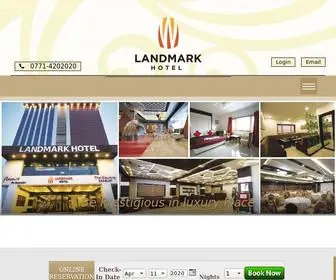 Hotellandmarkraipur.com(Hotel Landmark Bootstrap Example) Screenshot