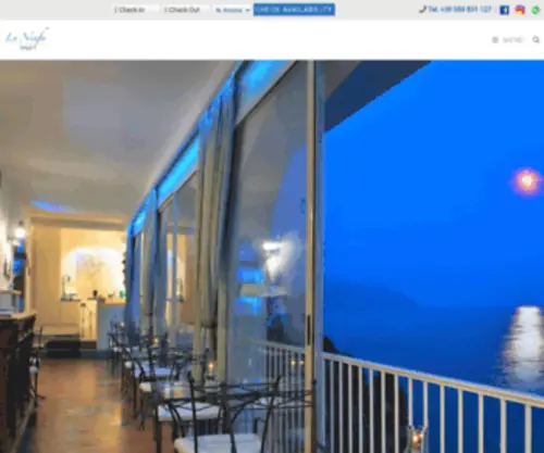 Hotellaninfa.it(Hotel Amalfi) Screenshot