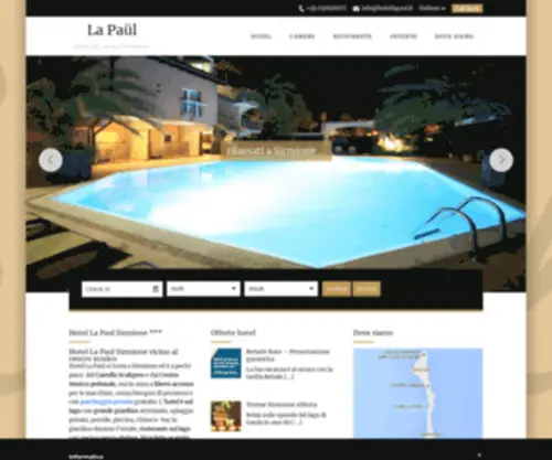 Hotellapaul.it(Hotel La Paul Sirmione) Screenshot