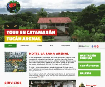 Hotellaranacr.com(Hotel La Rana De Arenal) Screenshot