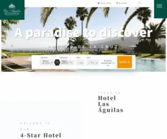 Hotellasaguilas.com(Hotel 4 estrellas en Puerto de la Cruz) Screenshot