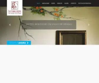 Hotellascaballerizas.mx(Hotel Las Caballerizas) Screenshot