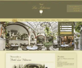 Hotellaspalmeras.net(Hotel Las Palmeras Zafra) Screenshot