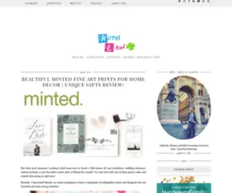 Hotelleaf.com(BEAUTIFUL MINTED FINE ART PRINTS FOR HOME DECOR) Screenshot