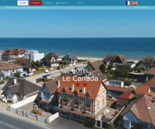 Hotellecanada.com(Plages du Débarquement) Screenshot