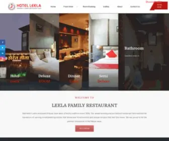 Hotelleelakalyan.com(Leela Restaurants) Screenshot