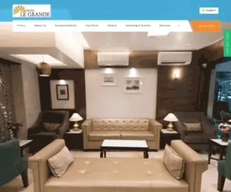 Hotellegrande.com(The Hotel Le Grande) Screenshot