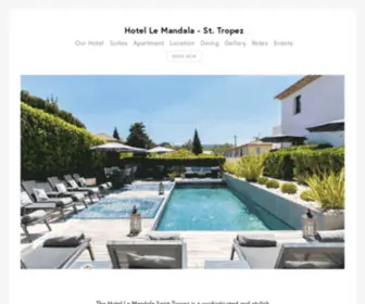 Hotellemandala-STtropez.com(St Tropez) Screenshot